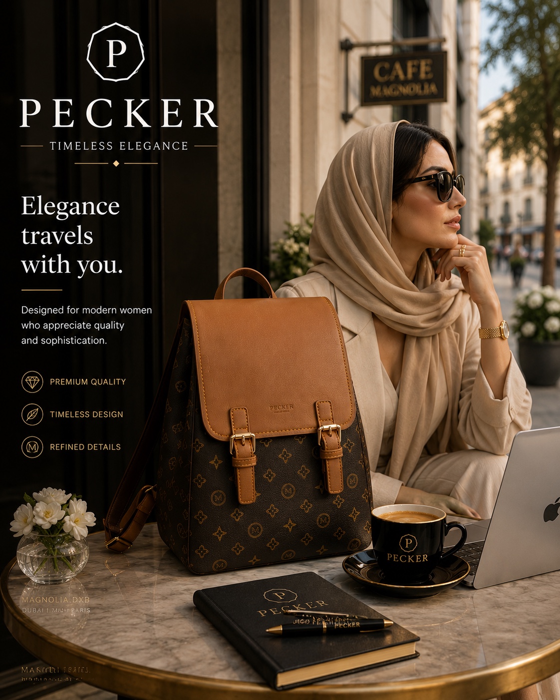 PECKER Monogram Backpack — 04